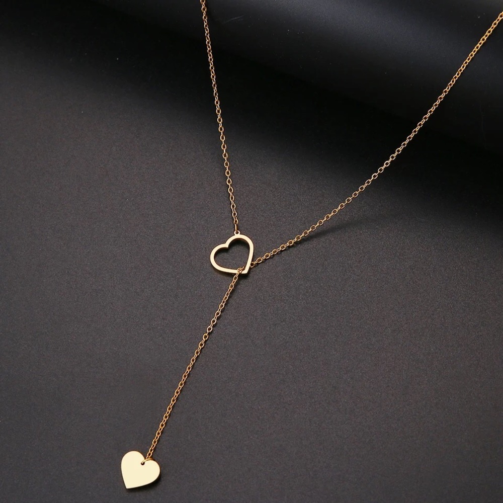 3/$25 ⚡️heart lariat necklace - Picture 3 of 15